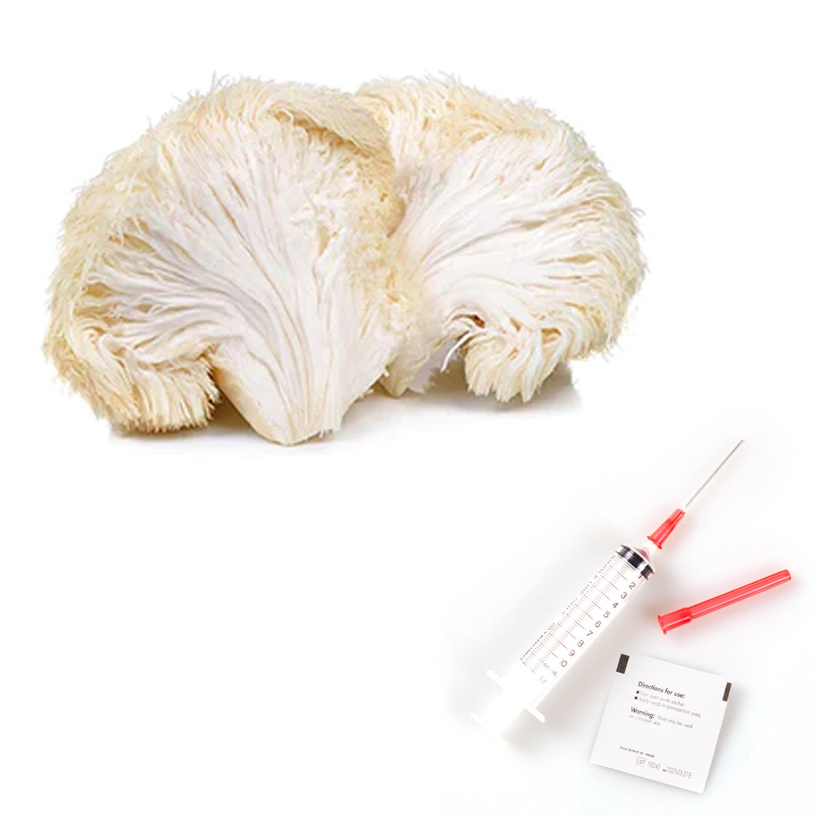 Lion's Mane (Commercial Strain) Mushroom Liquid Culture | Hericium Erinaceus